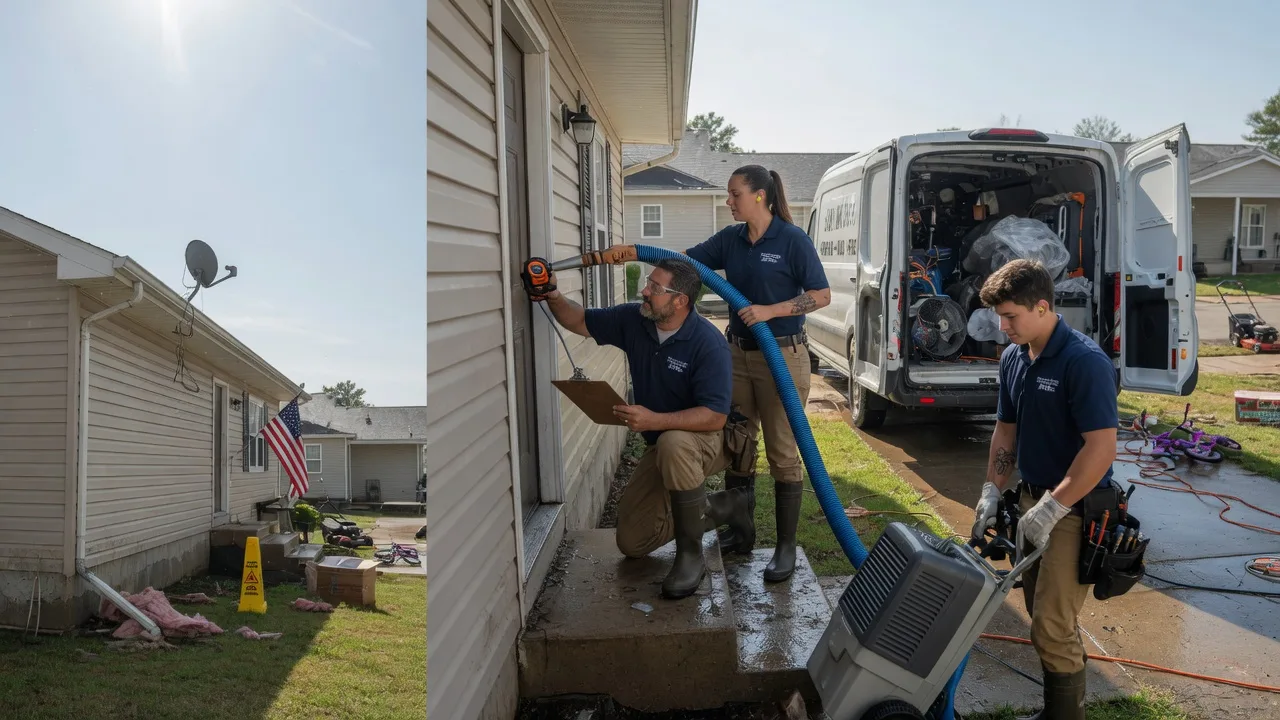 Ceiling Water Damage Restoration in Elkville, IL near me
